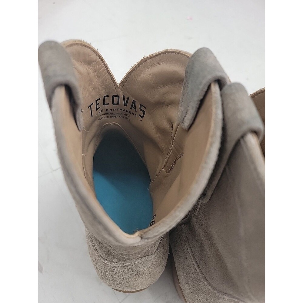 Tecovas The Lucy Women's Western Boots Size 8B Gray Suede - Picture 4 of 7